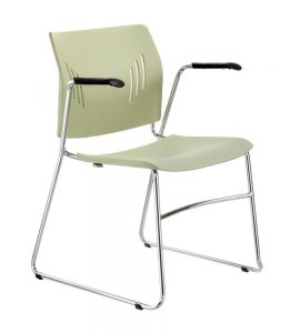 ACE-05A-Guest Chair with Armrest-olive-green