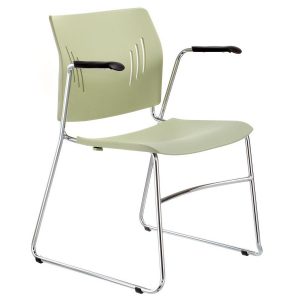 ACE-05A-Guest Chair with Armrest-olive-green