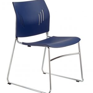 ACE-05C stacking guest chair-dark blue