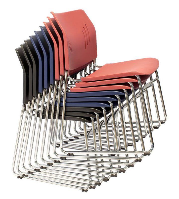 ACE-05C guest chair stacking on the ground