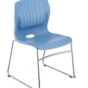 TEC-05C stacking guest chair-light blue