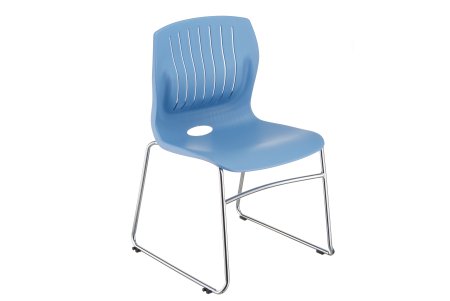 TEC-05C stacking guest chair, color: light blue